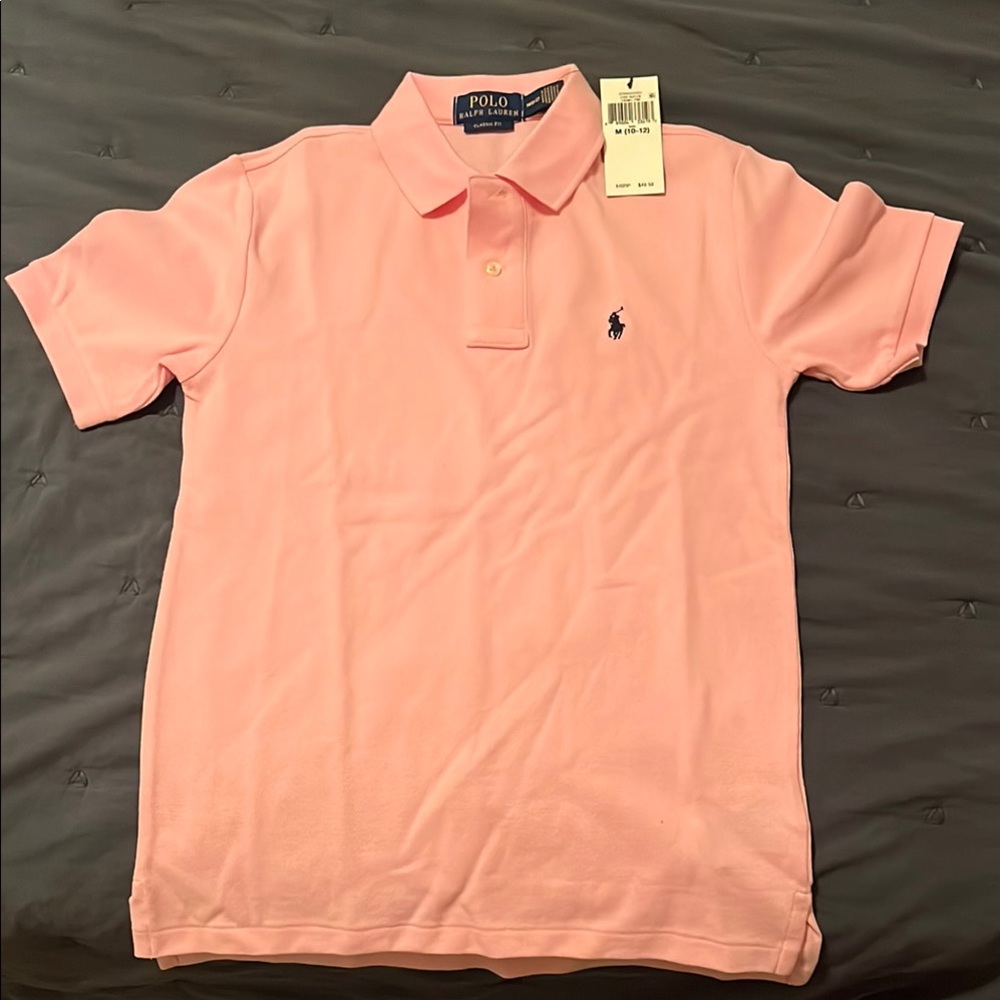 Polo by Ralph Lauren Youth M (10-12) Pink Polo Shirt